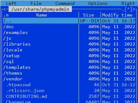 /usr/share/phpmyadmin